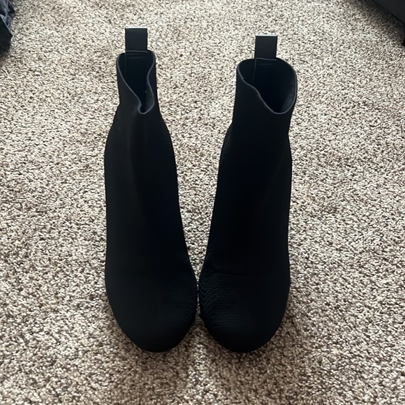 BCBG Generation Black Knit Booties - Picture 2 of 4